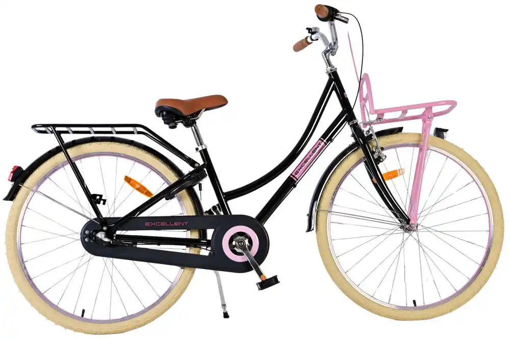 Dagaanbieding Volare Excellent Kinderfiets 26 inch Meisjes Zwart Bikesland.nl