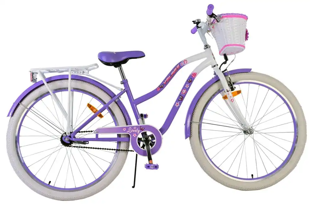 Volare Lovely Kinderfiets 26 inch Meisjes Paars Bikesland.nl Direct Verzonden