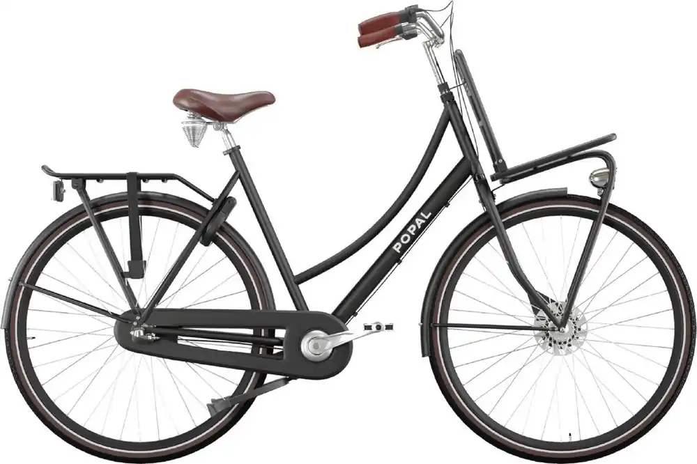 Seizoensaanbieding Daily Dutch Prestige N7 RB 28‘‘ Damesfiets – Mat Zwart – Framemaat 47 cm