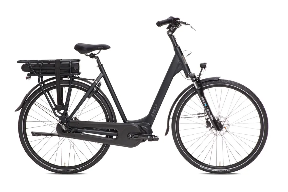Boozz Women – Onyx Black – 56 cm – Elektrische Damesfiets – 418 Wh Snelle Levering