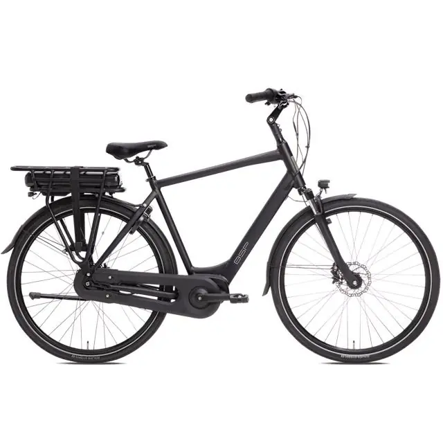 Gratis Retour Brazz Men – Onyx Black – 56 cm – Elektrische Herenfiets – 450 Wh