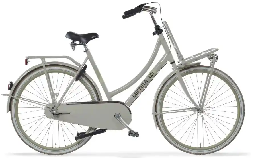 Populair Cortina U4 Transport RN3 Dames 28” 50cm – Kiesel Grau Gloss – 3 versnellingen