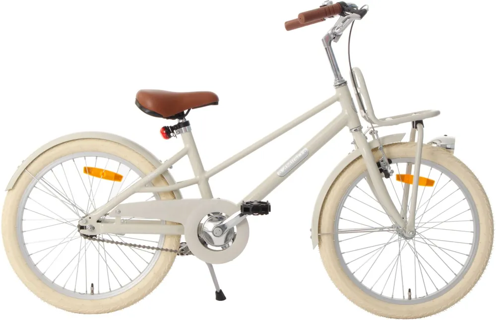 AMIGO Urban 20 inch Kinderfiets – Zandbruin Aluminium frame met voordrager en ringslot Gereduceerde Prijs