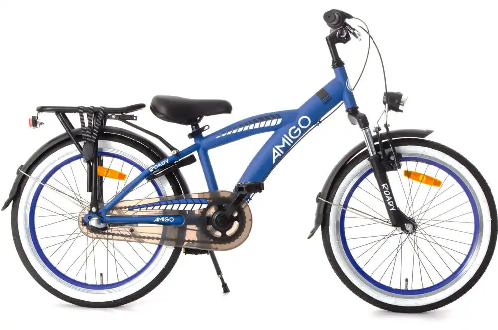 AMIGO Roady 20 Inch Jongensfiets 3V – Blauw Shimano Nexus & Verende Voorvork Weekendaanbieding