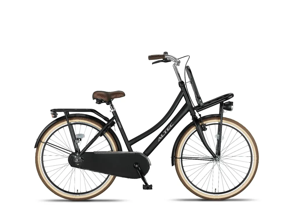 Koop Online Altec Urban Transportfiets 26 inch Mat Zwart Bikesland.nl