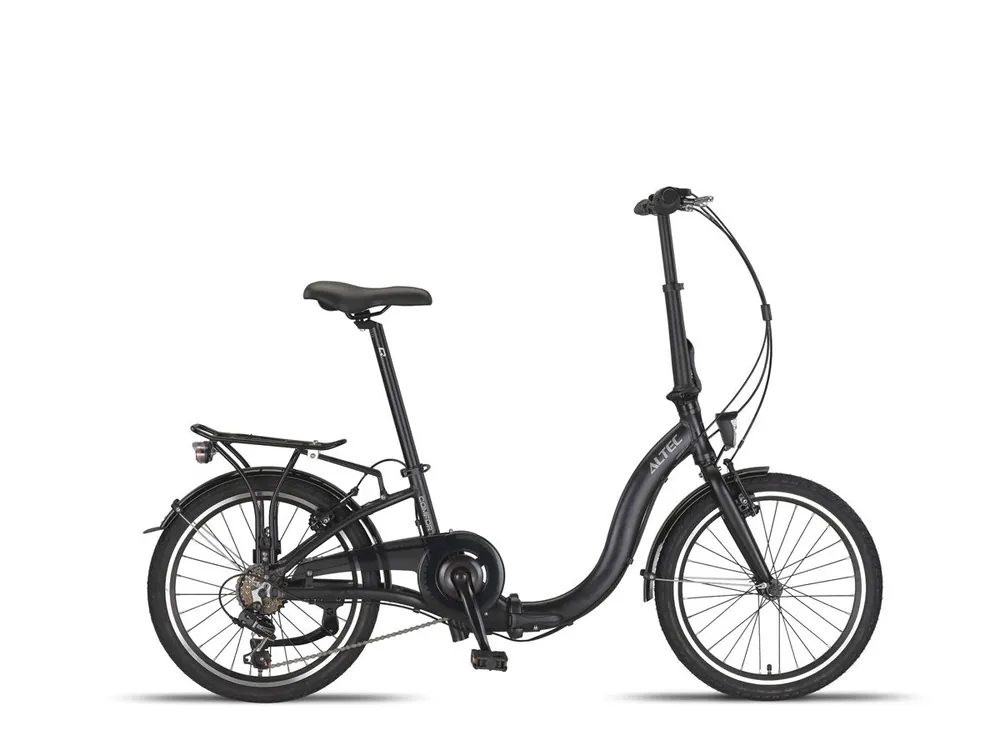 Altec Comfort Vouwfiets 20 inch 6s Mat Zwart Must-Have