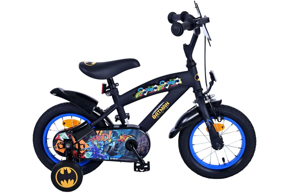 Batman Kinderfiets 12 inch Dino Bikes Bikesland.nl Tijdelijk Beschikbaar