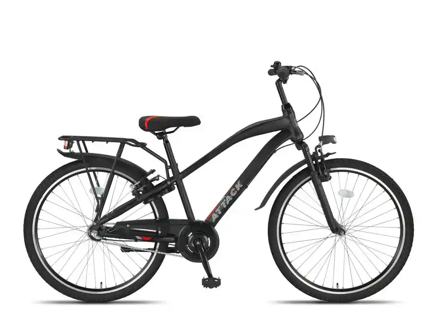 Altec Attack 26 inch Jongensfiets N-3 Zwart Bikesland.nl Gratis Retour