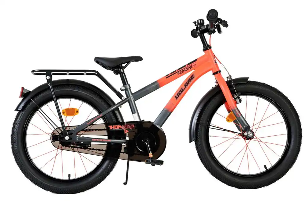 Volare Thombike Kinderfiets 18 inch Oranje Grijs Bikesland.nl Goedkoop
