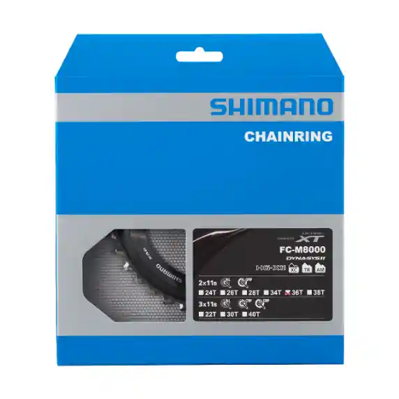 Rechtstreeks Van De Fabrikant Shimano XT M8000 Kettingblad 34T ,, 36T ,, 38T ,, 11 Speed ,, !!!!! 2x 11speed