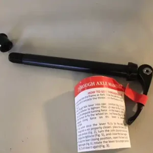 Seizoensaanbieding MTB Steekas Snelpanner Voorvork as 15mm ,, inbouw maat Boost 110mm