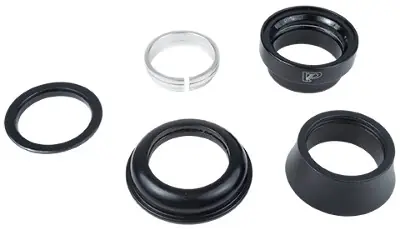 Vp Balhoofdstel staal 1-1/8in traditionele bovenzi BLACK Hete Deal