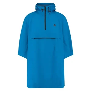 Alleen Vandaag Agu grant poncho essential blue one size Blauw