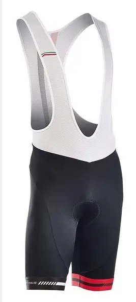 Northwave NW LOGO BIBSHORT ZWART/ROOD Korting