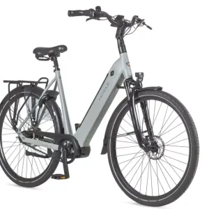 Icycle Vibe Belt - mat groen/grijs - elektrische damesfiets 540Wh (tot 130km) 49 Op = Op