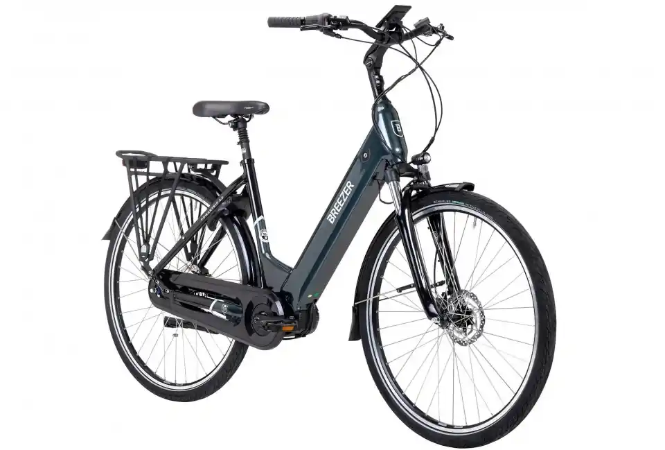Breezer Powertrip EVO 3.2+ LS - groen - elektrische damesfiets 50 400Wh (tot 100km) Koop Online